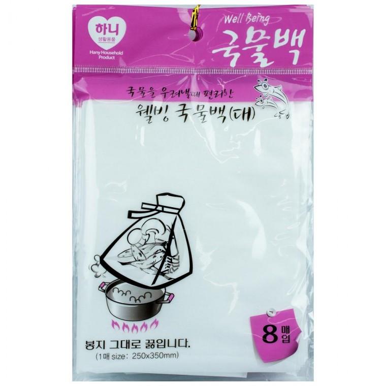 하니 웰빙 국물백(대) 250x350mm 8매입 5개