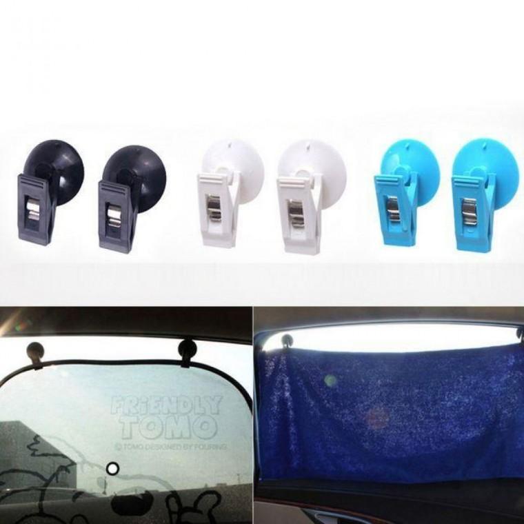 차량 햇빛가리개 영수증 통행권 보관 만능 흡착 집게