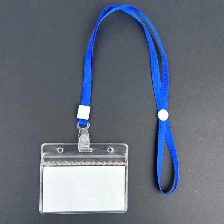 9X5cm PVC 가로형 행사 목걸이 명찰