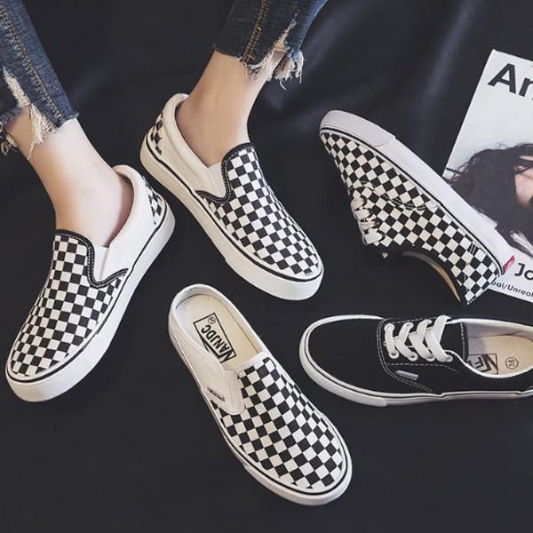 스니커즈 뮬 블로퍼 플랫슈즈 슬립온 운동화 단화 ZG체크