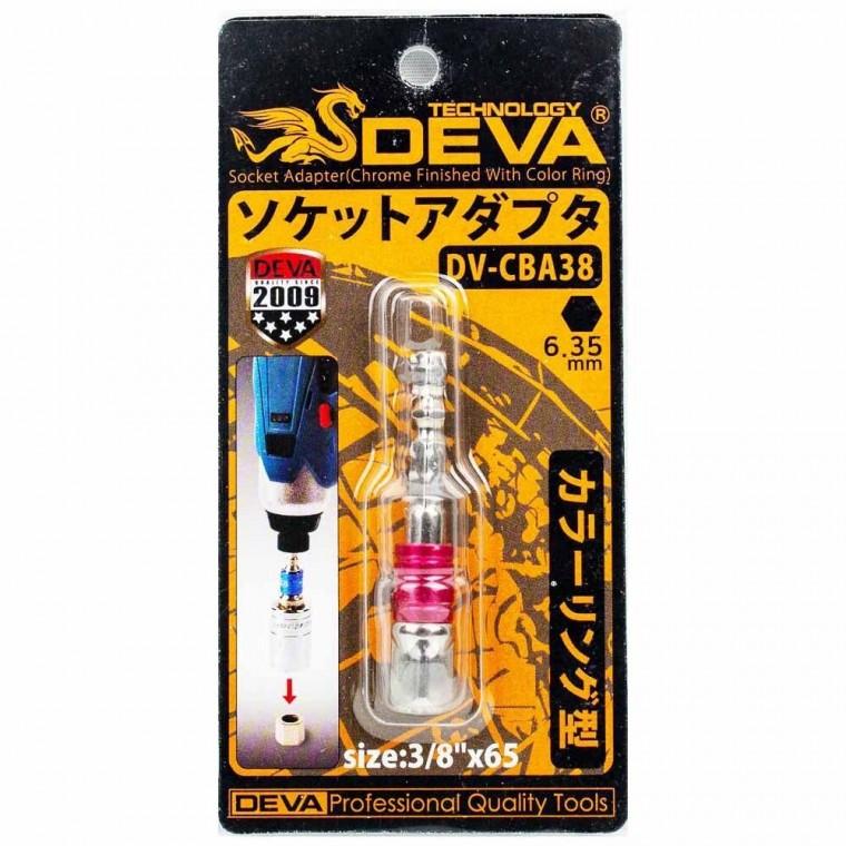 DEVA 컬러 복스 아답타 3/8 x65mm DV-CBA38(164630)