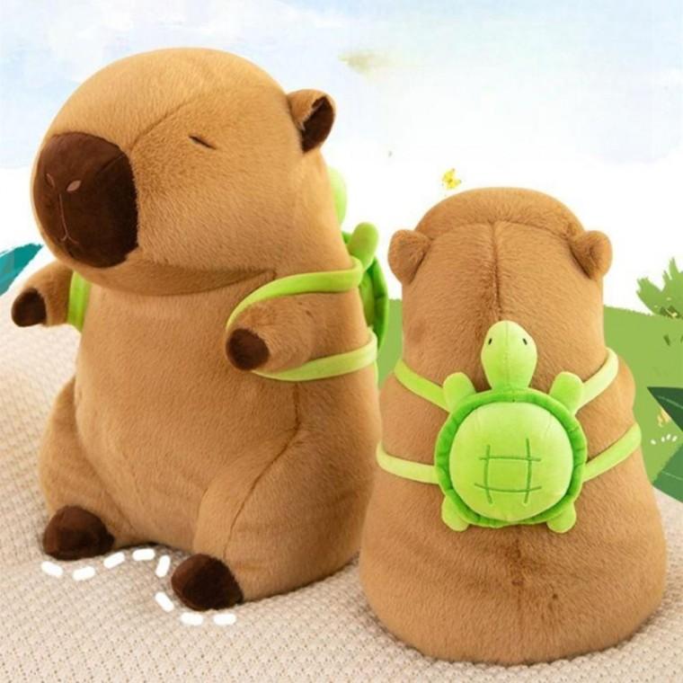 카피바라 비버인형 35cm 동물 봉제인형 쥐인형 대형