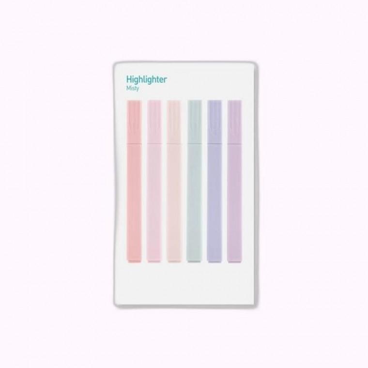 파스텔컬러 형광펜 세트 다이어리 꾸미기 사진꾸미기 문구