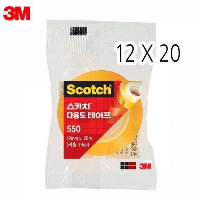 3M 스카치 다용도 테이프 리필 550R (12mmx20M)
