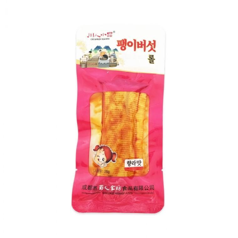 팽이버섯 롤 향라맛 26g 1개 중국 간식 먹거리