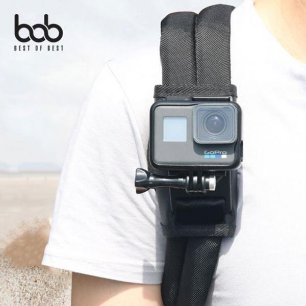 bob 고프로 호환 액션캠 찍찍이 백팩홀더 마운트거치