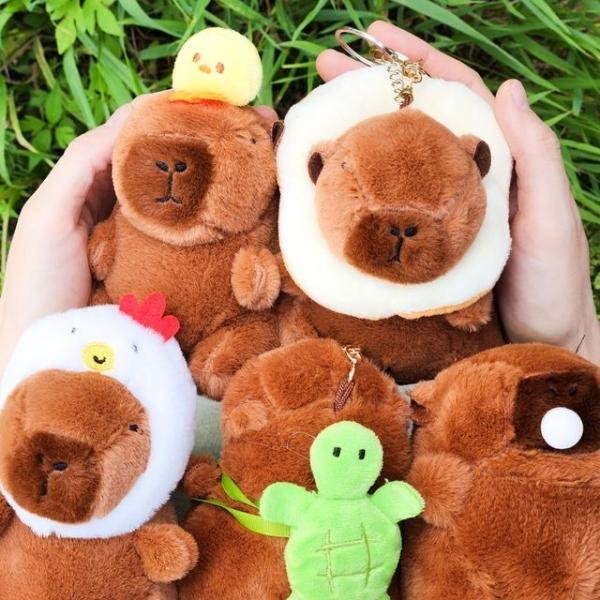 카피바라 인형 키링 가방 백팩 선물 캐릭터 키홀더