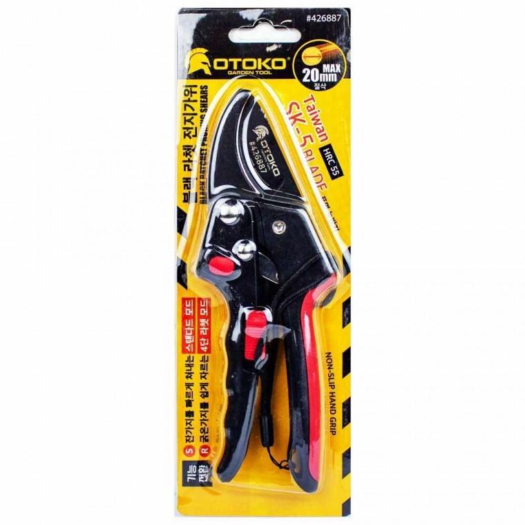OTOKO 블랙 라쳇 전지가위(426887)