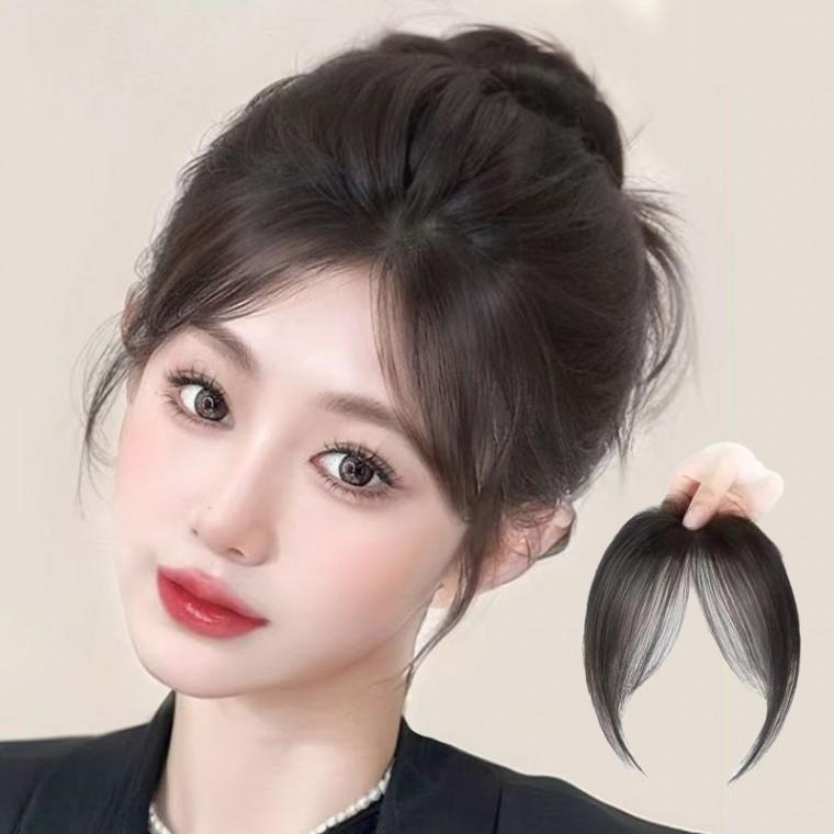 사이드뱅 헤어피스 시스루 앞머리 가발 M13089