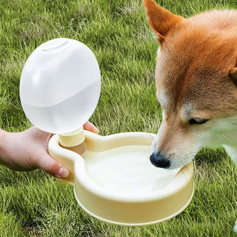 강아지 외출 휴대용 물병 물통 급수기 산책 애견 대형