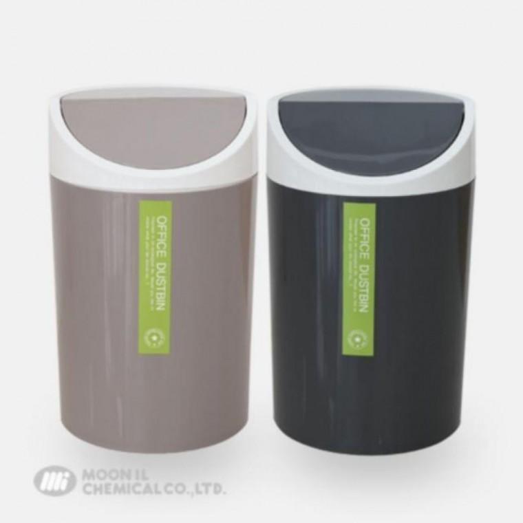 쓰레기통 M원형휴지통 2L 소