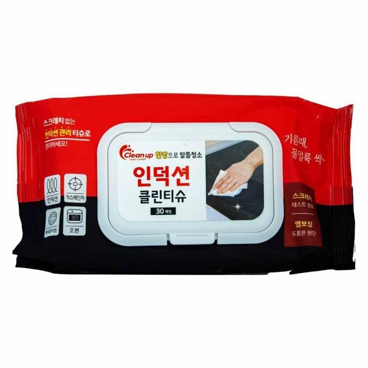 클린업 인덕션 클린티슈 30매입