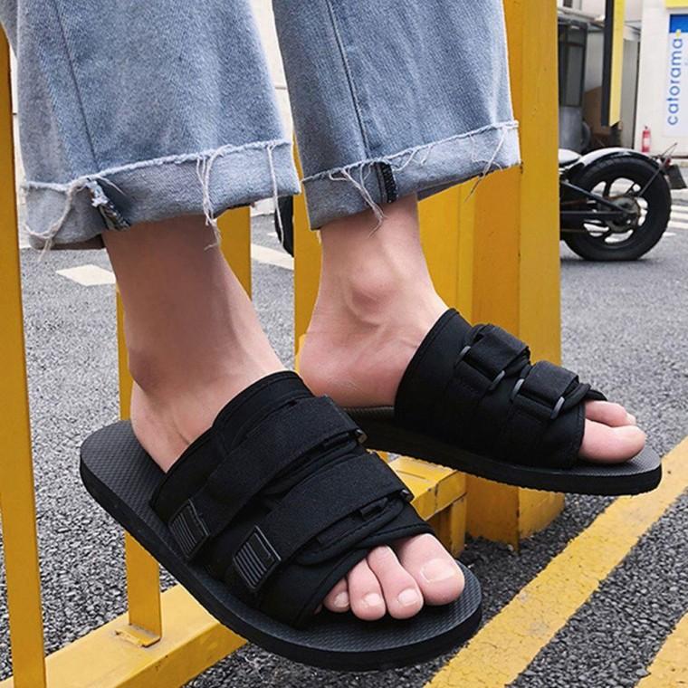 남성 여성 여름 휴양지 사무실 찍찍이 커플 슬리퍼 샌들 도톰한 뮬 지압 뮬스니커즈