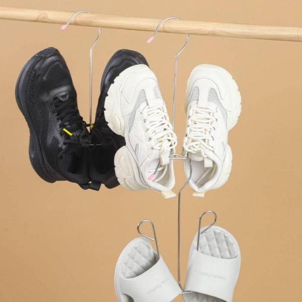 걸이형 스텐 신발 건조대 운동화 슬리퍼 실내화 거치대