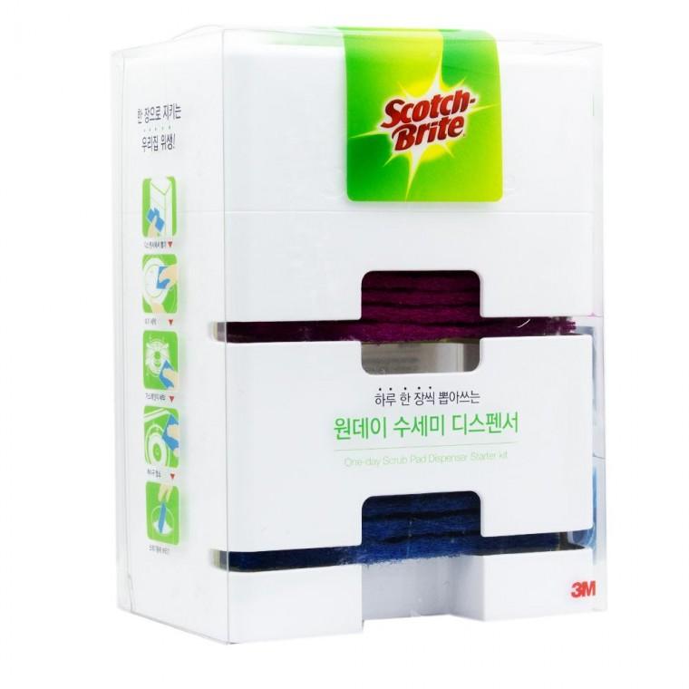 원데이 수세미 디스펜서 122x85x170mm