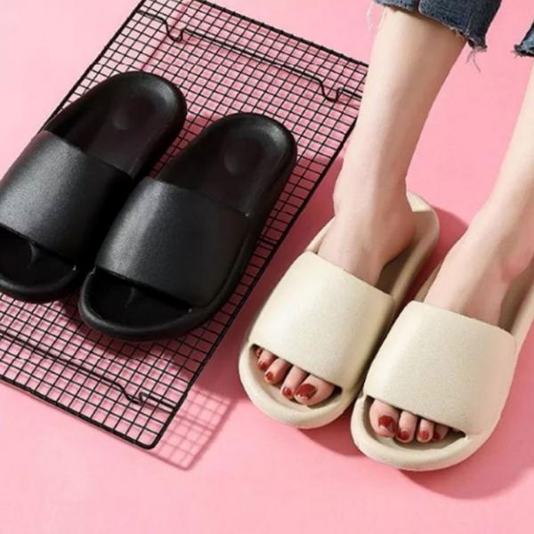 남여공용 소프트 리커버리 범퍼 슬리퍼 EVA 쿠션 여성 남성 소음방지 거실화 실내화
