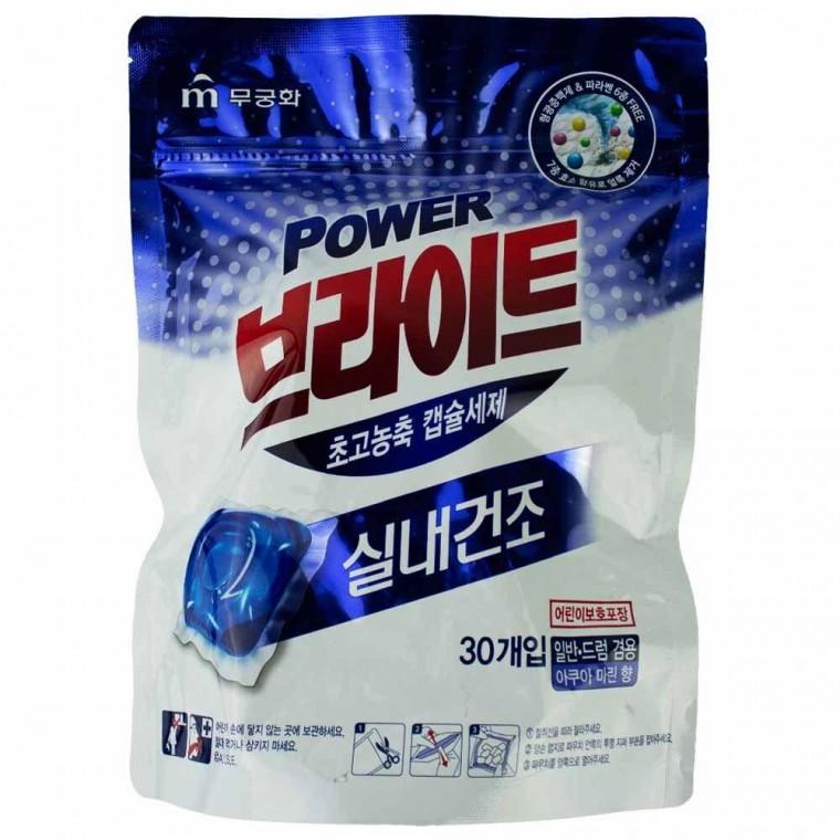 무궁화 파워 브라이트 초고농축 캡슐세제 30개입-아쿠아마린향
