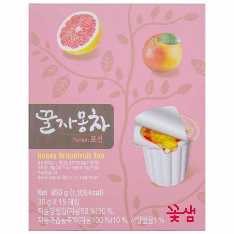 꽃샘 꿀자몽차 포션 450g(30g x 15개입)