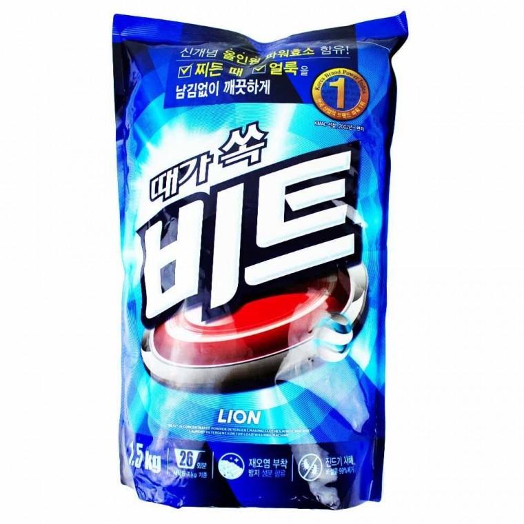 라이온 때가쏙 비트 1.5kg 파우치