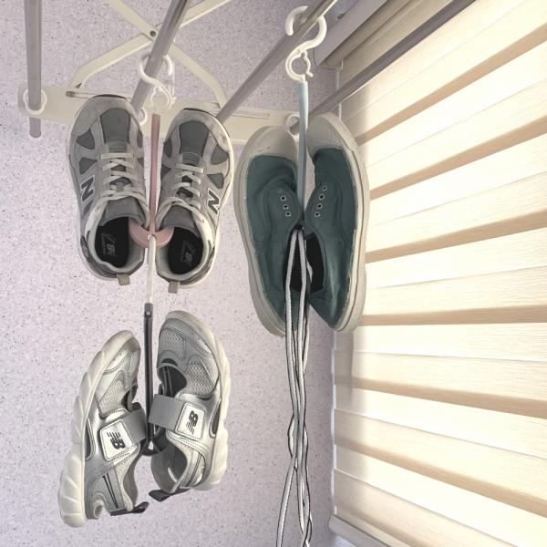 신발 운동화 슬리퍼 실내화 걸이형 건조대