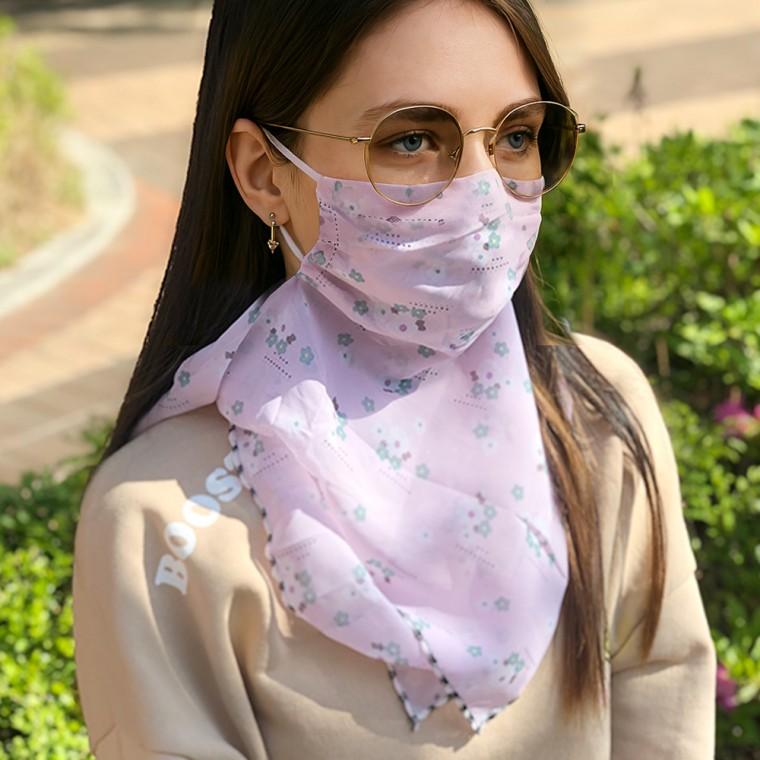 살랑이는 피칸데코스카프마스크 마스크겸스카프 1장