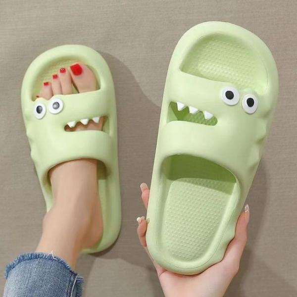 귀여운 실내화 거실화 층간소음 방지 악어 슬리퍼