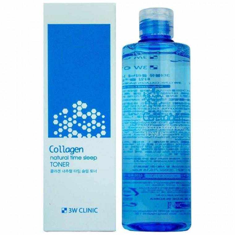 3W클리닉 콜라겐 내추럴 타임 슬립 토너 300ml