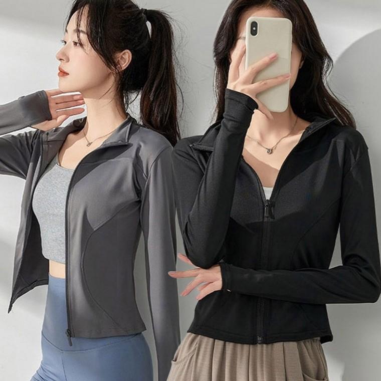 런닝 헬스 요가 슬림 집업 자켓 여자 아웃도어 등산