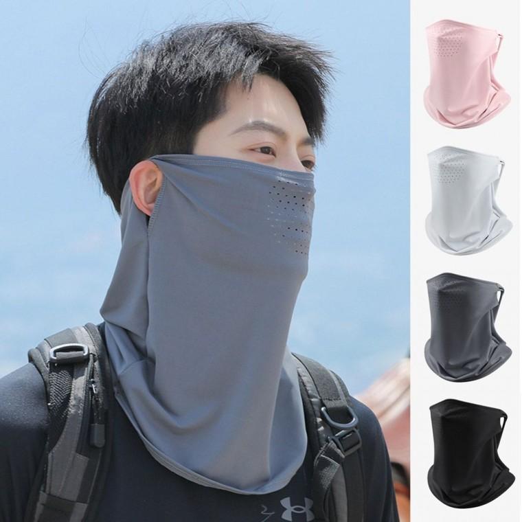 낚시 골프 에어홀 쿨링 넥워머 마스크 남성 여름 등산