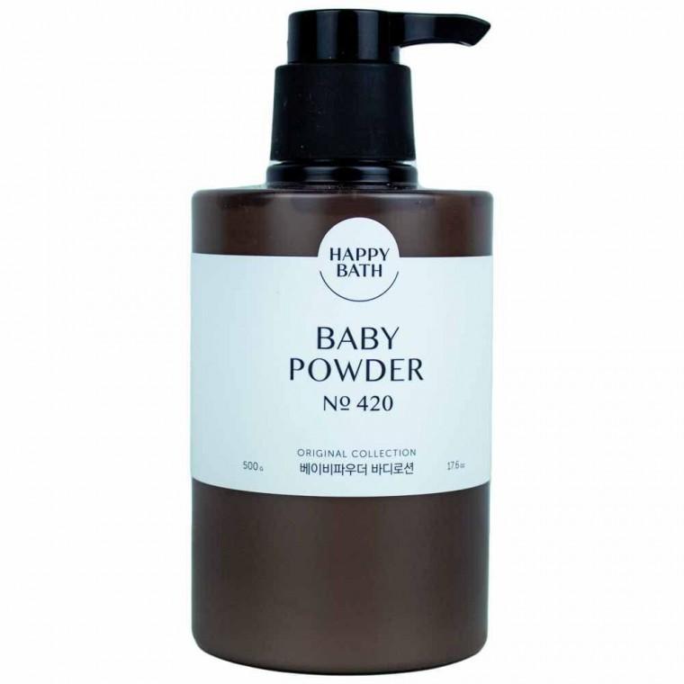 해피바스 오리지널 컬렉션 베이비파우더 바디로션 500g
