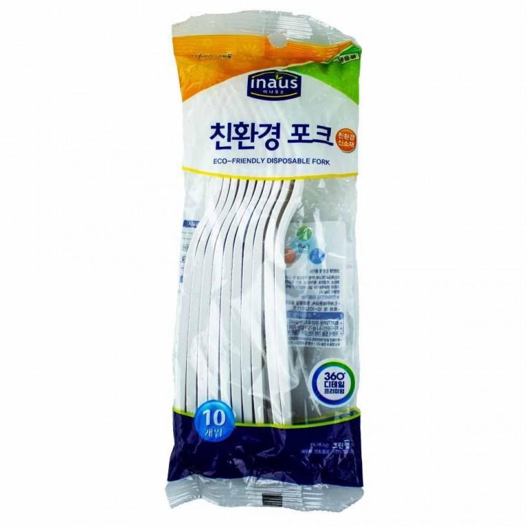 크린랩 일회용 포크 10개입