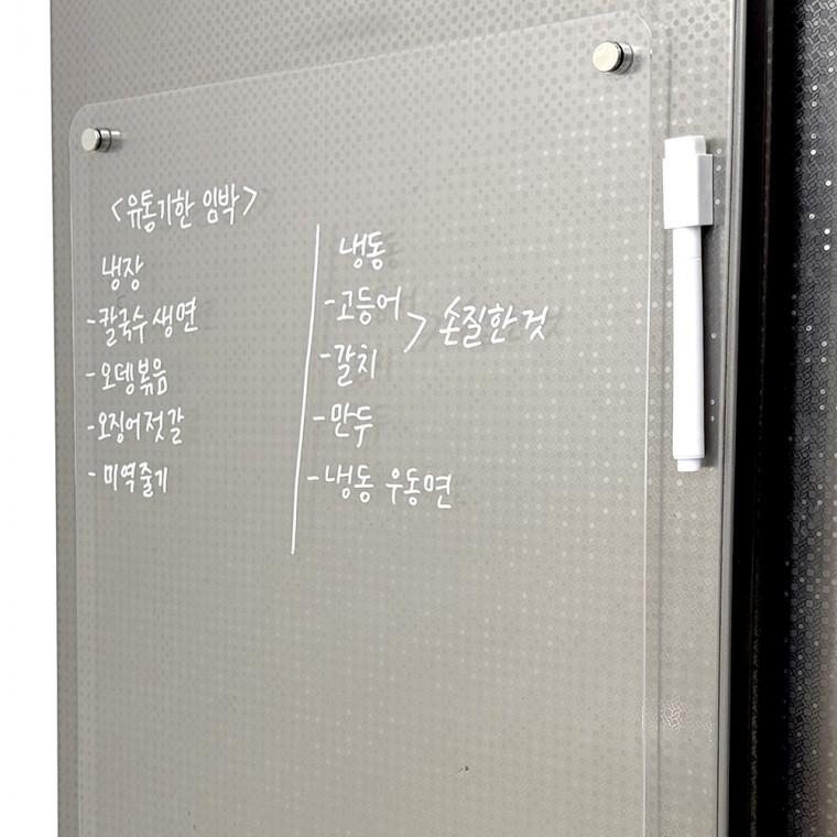 SFW 아크릴 투명 자석 메모 보드판 대형