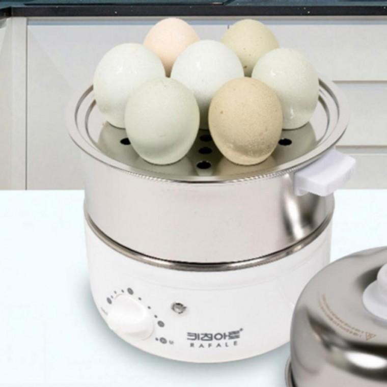 스텐 2단 계란요리 삶은달걀 스팀 계란찜기