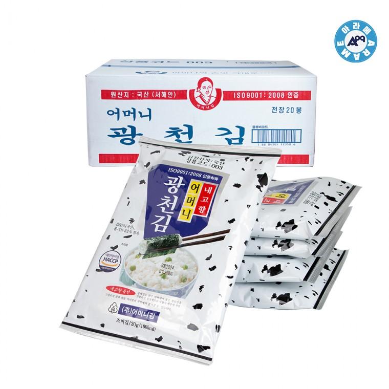 광천김 mt 전장30gx20봉