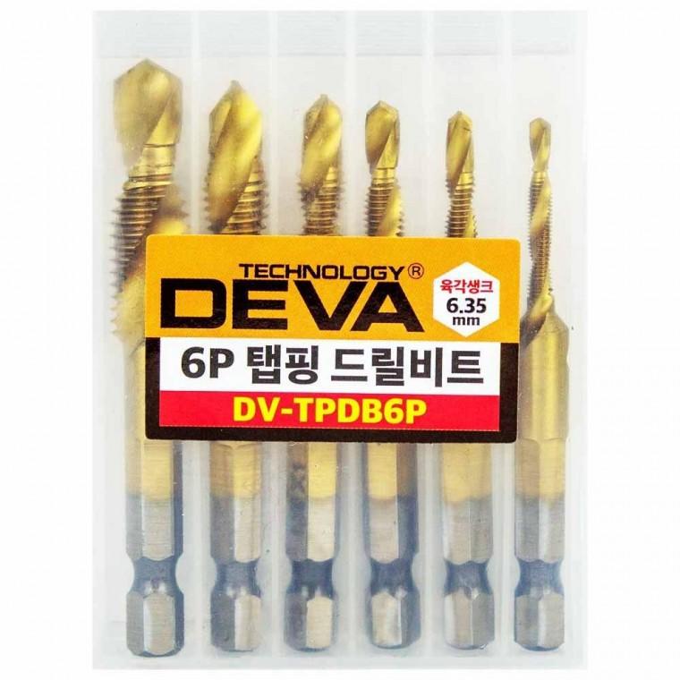 DEVA 탭핑 드릴비트(TIN 코팅) 6P DV-TPDB6P(424685)