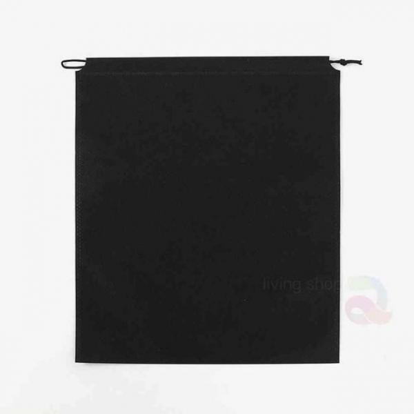 양쪽 부직포파우치 20p 블랙 부직포포장 부직포복주머니 부직포가방 포장주머니 부직포주머니
