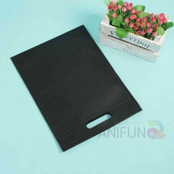 부직포가방 10p 25x35 블랙 부직포쇼핑백 선물쇼핑백 부직포백 부직포포장 부직포주머니