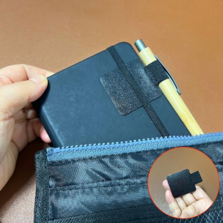 다이어리 탈부착 펜홀더 메모장 필기구 수납 노트 부착형 휴대성 슬림 클립