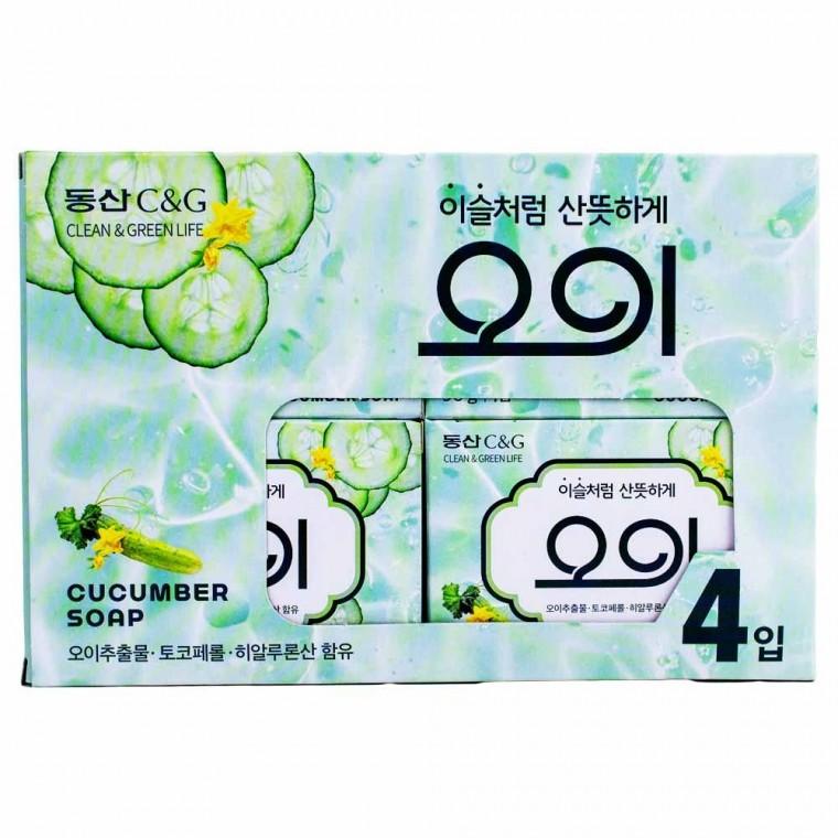 동산 크리오 싱싱한 오이비누 90g 4개입