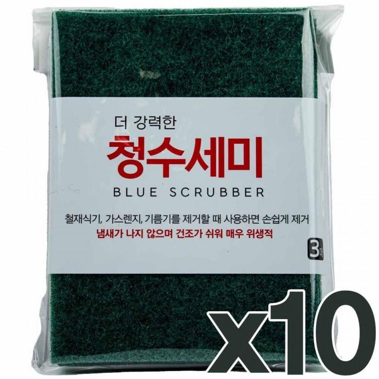 맑은하루 더 강력한 청수세미 3매 10개입
