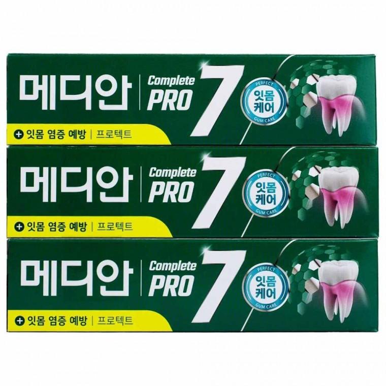 메디안 컴플리트프로 프로텍트 치약 120g 3개입