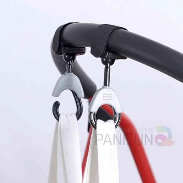 유모차 후크 걸이 2개 후크걸이 유모차가방고리 유모차고리 차량용가방걸이 유모차악세사리