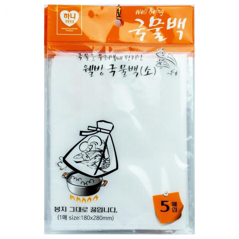 하니 웰빙 국물백(소) 180x280mm 5매입 5개