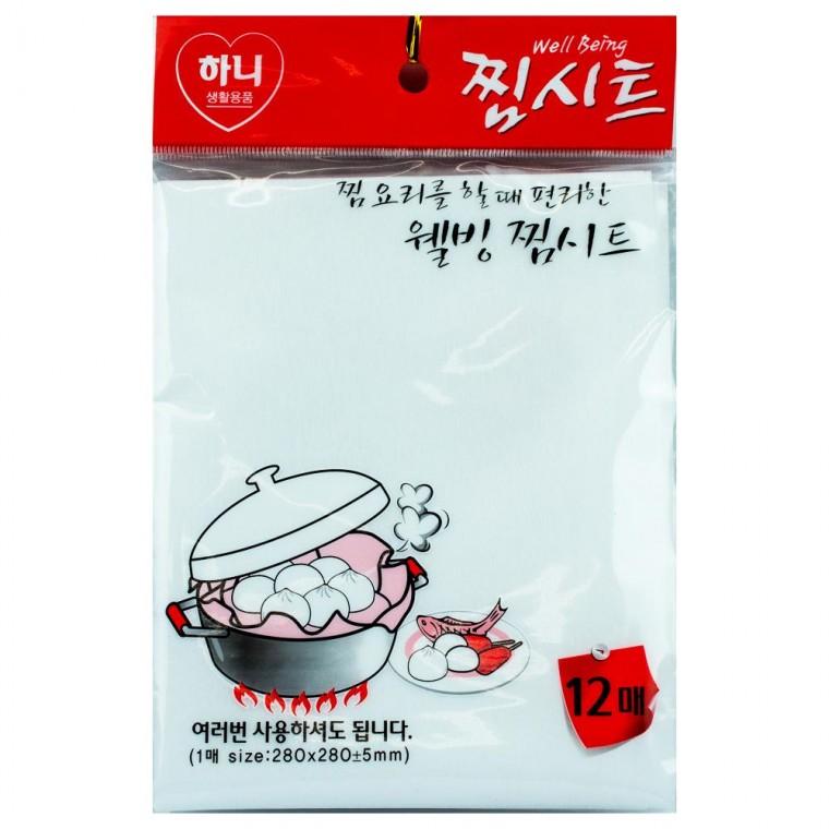 하니 웰빙 찜시트 280x280mm 12매 5개
