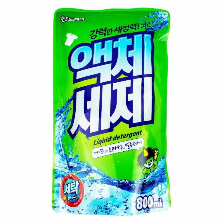 산도개비 강력한 세탁력 액체 세제 800ml x 12개입