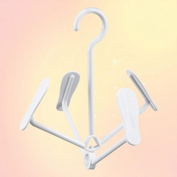접이식 회전 실발걸이 작은 행거 가방 신발 빨랫대