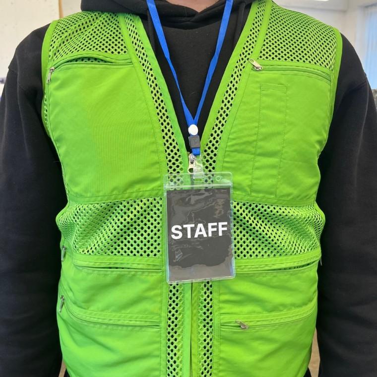 행사용 목걸이 미디어명찰 세로형