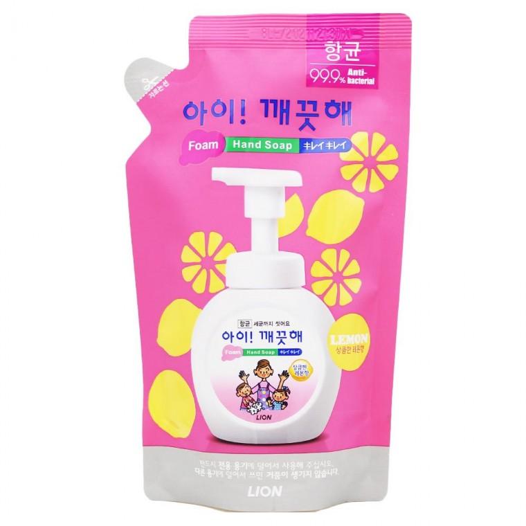 아이깨끗해 항균 폼 핸드솝 리필200ml-레몬향