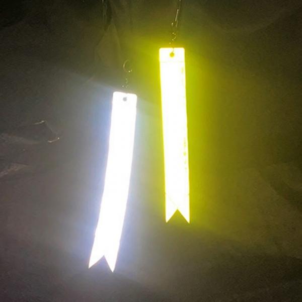 양면 안전 반사 가방걸이 반사키링 22cm 야간라이딩