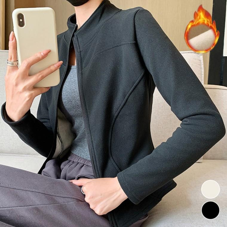 슬림핏 날씬해보이는 간절기 플리스집업 초겨울 자켓